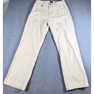 Loser Machine Co. Armor Canvas Baggy Cargo Skate Pants Men's 32 x 28 Bone Denim